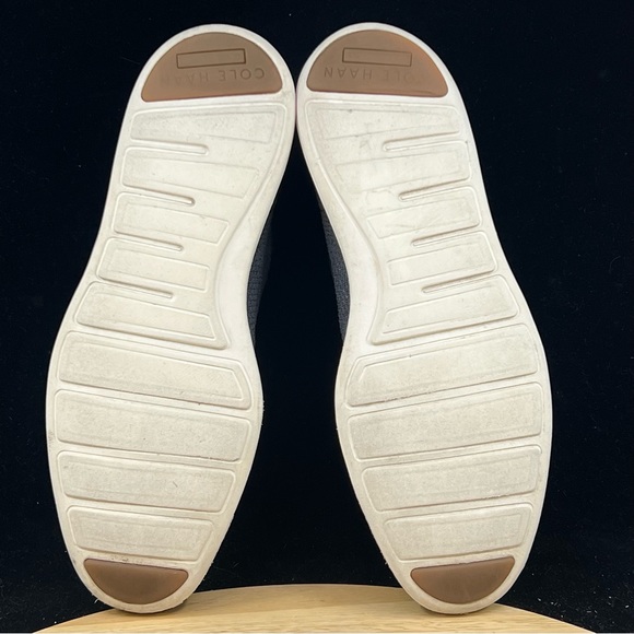 Cole Haan Original Grand Grey Wingtip Oxford Shoes Knit C27961 Mens Size 9 - Picture 9 of 10